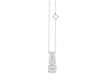 Collana Recarlo Donna in Oro bianco Diamante 0.34 Ct P04TS252/035 - P04TS252/035